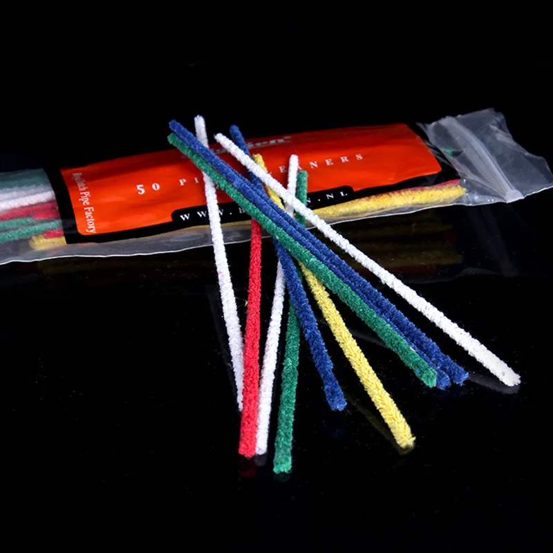 

A pack (50) hot sale cleaning tool Multiple colors new pipe pipe cleaner smoking / cotton dense