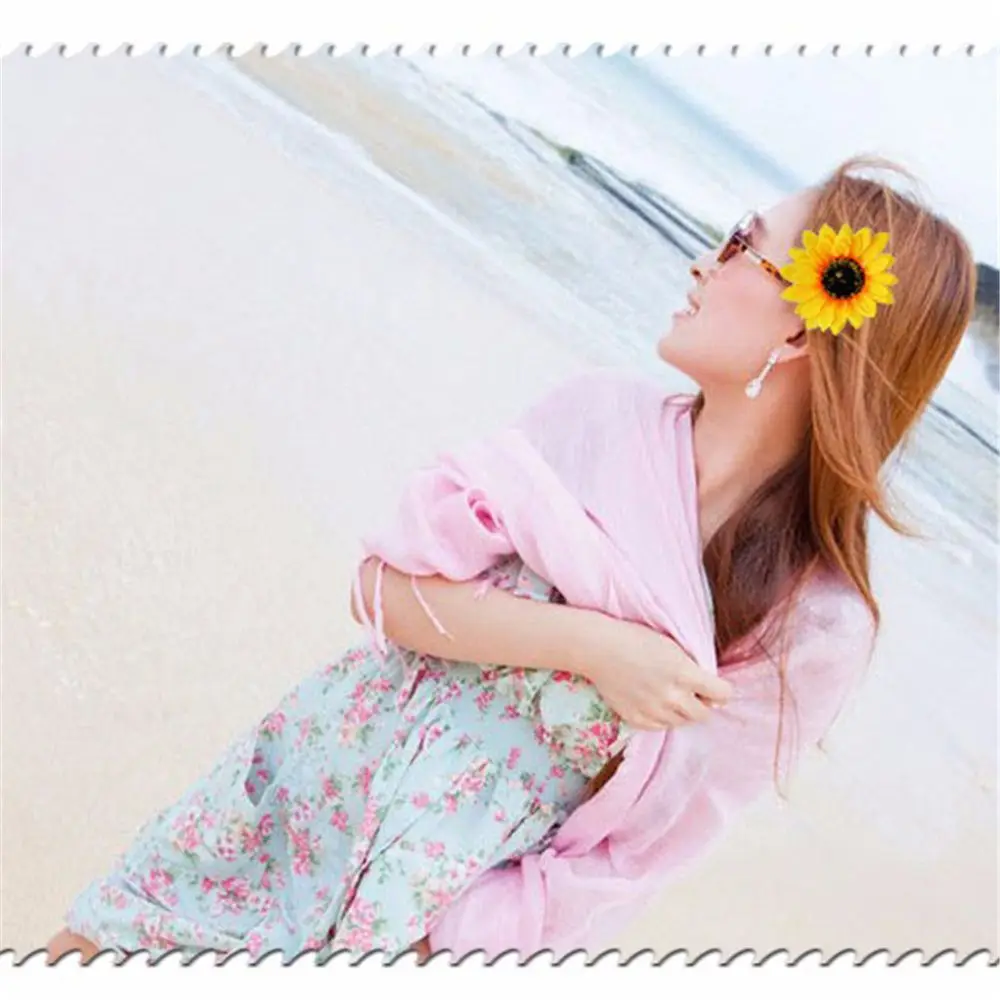 2019 новый дизайн Милые Подсолнухи заколки для волос женщин девочек морские