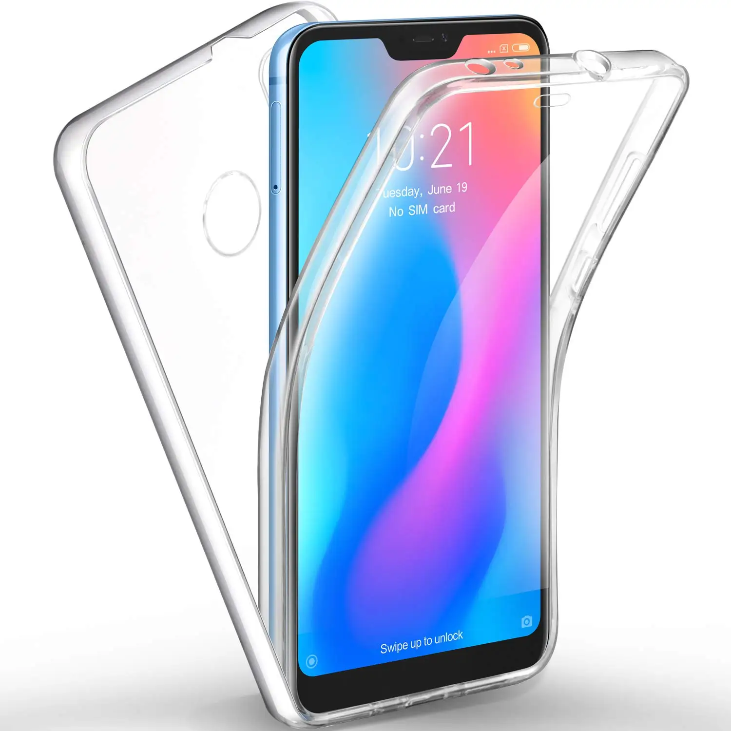 360 Полный корпус чехол для Xiaomi mi 9 8 A1 A2 Lite SE Red mi 6A 5 Plus S2 Примечание 5 5A 6 7 Pro 4X Pocophone F1 спереди PET Крышка ПК чехол