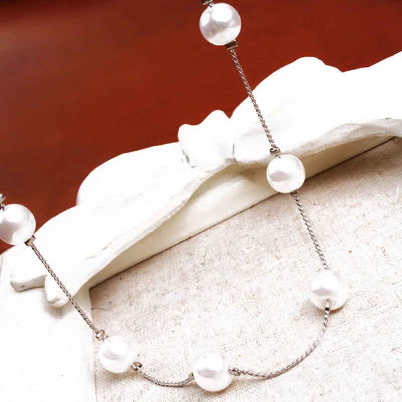 Модные ювелирные изделия Шарм Подвеска цепи жемчужное ожерелье коренастый