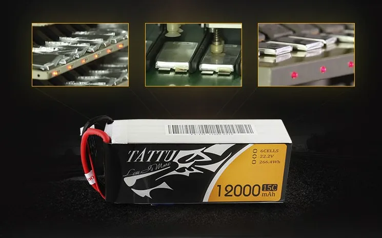 Аккумулятор TATTU 12000 мАч 22 2 в 6S литий полимерный аккумулятор 15C для большой