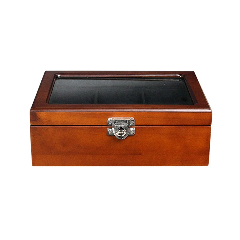 Luxury 6 9 12 Slots Handmade Wood Watch Box Clock Case Time for Holding | Наручные часы