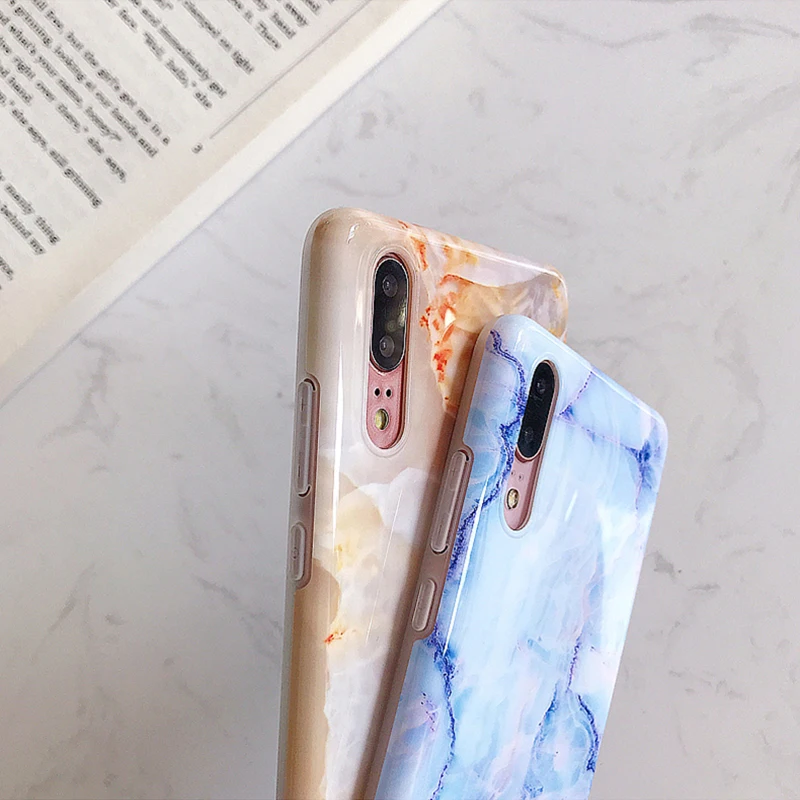 Классический Мраморный чехол для huawei P20 P30 mate 20 Pro lite с текстурой камня, мягкий чехол для huawei mate 30Pro Nova 4 5Pro, чехол для задней панели s