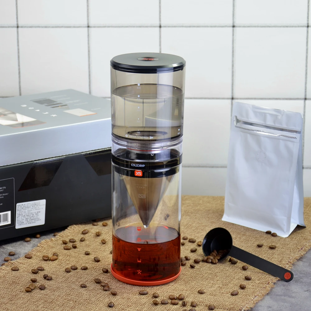 Бытовой воды капельного cold coffee maker X5 для напитков кофе машина голландский кофейник с воронкой 500 mlcoffee/чайный стакан горшок холодного чая