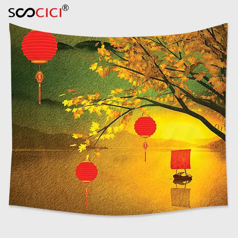 Настенный Гобелен Cutom декоративный фонарь традиционные китайские фонари висящие