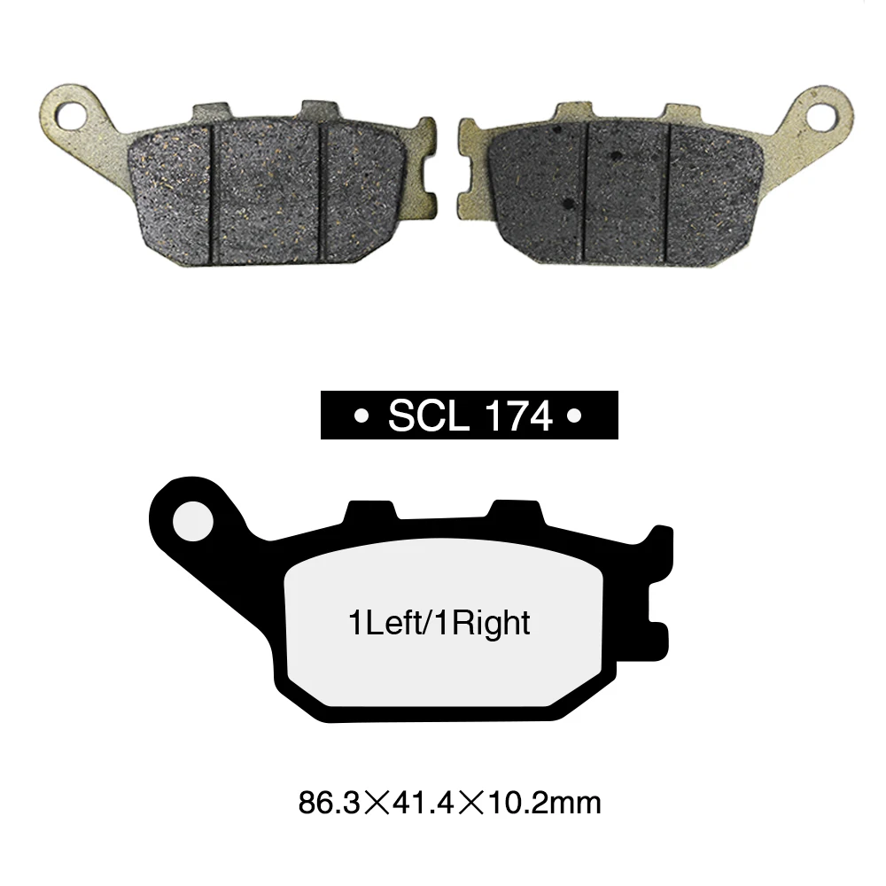 Набор передних тормозных колодок и задних для мотоцикла Honda NC700X 12-15 | Автомобили