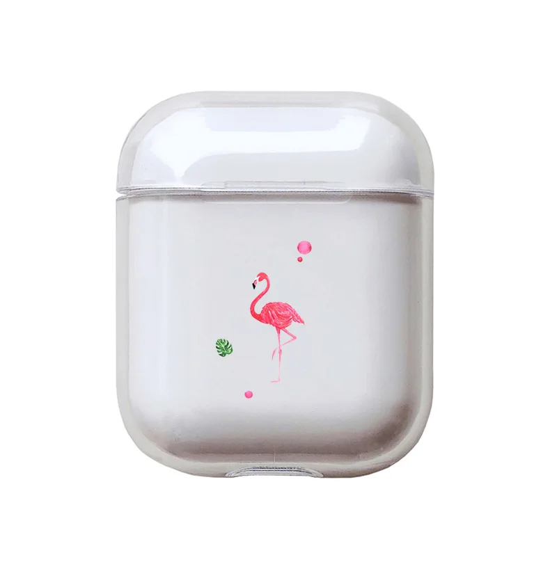 Чехол для Apple airpods, чехол с героями мультфильмов, фламинго, кактус, беспроводной Bluetooth, чехол для наушников Airpods, жесткий защитный чехол - Цвет: I200448