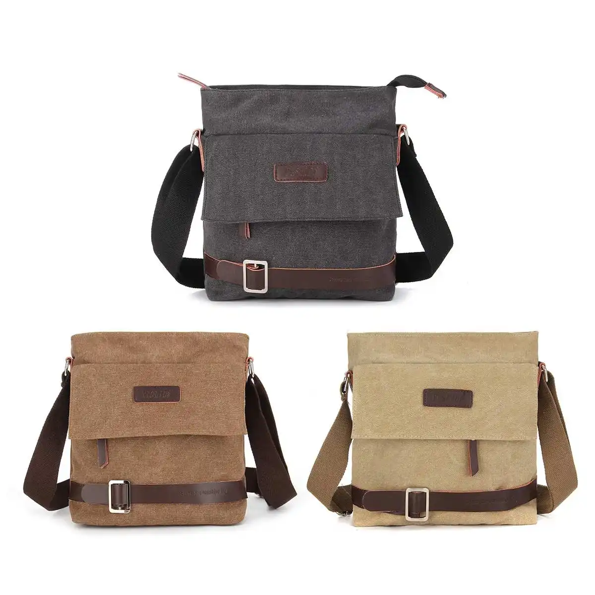 Practical Business Messenger Bags Men Canvas Crossbody Bag pack Shoulder Bags Male Handbag Canvas Messenger Bags Men Student