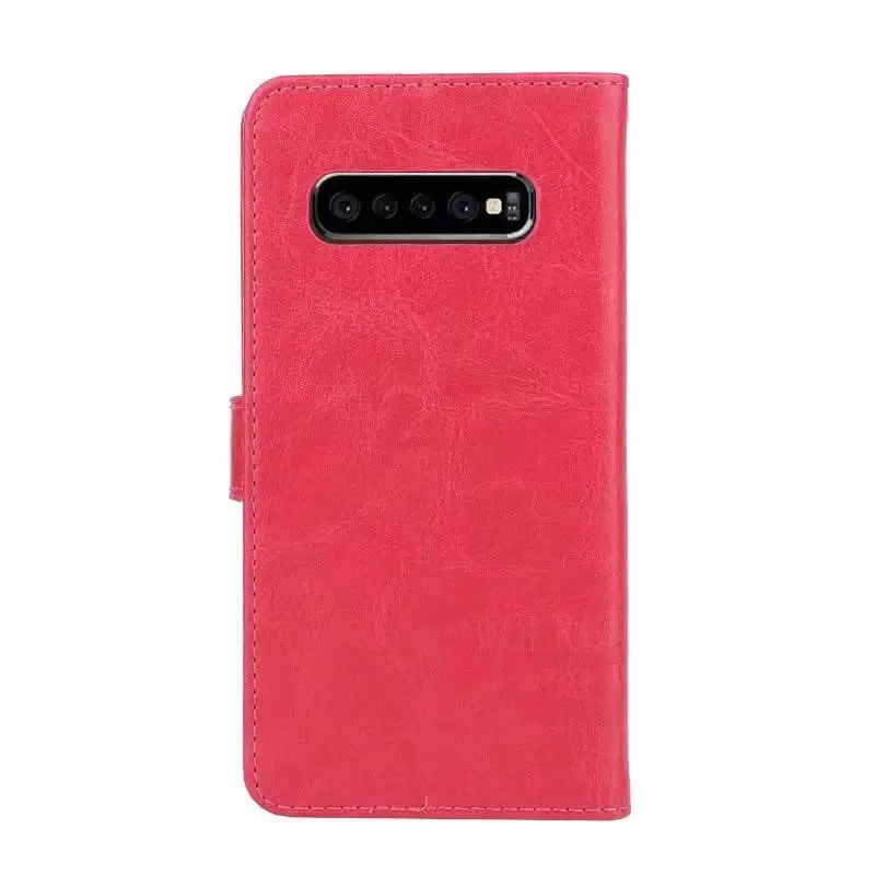 Чехол-портмоне из кожи с откидной Чехол для samsung Galaxy S10 плюс S8 S9 S7 S6 край A6 A8 J4 J6 J8 A7 A9 J3 J5 J7 A3 A5 Note9 крышка