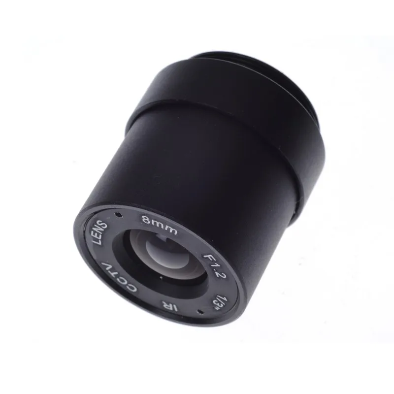 CCTV CS объектив 8 мм 40 градусов 1/" F1.2 CCTV фиксированная диафрагма, инфракрасная съемка инфракрасная CS крепление объектива для камеры видеонаблюдения
