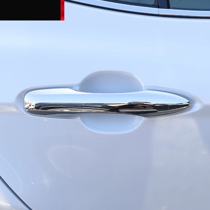 2018 2019 For Toyota Camry ABS Chrome Carbon Fibre Side Door Handle Copertura Trim 4 Pz | Автомобили и мотоциклы