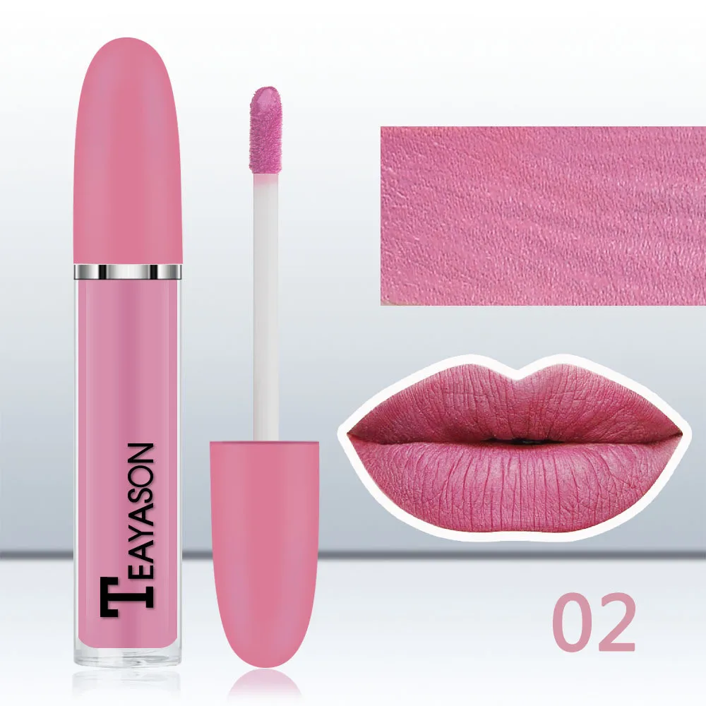 Новинка, матовая водостойкая губная помада телесного цвета, стойкий Жидкий блеск для губ, подводка для губ, Сексуальная Косметика, губная помада# Zer