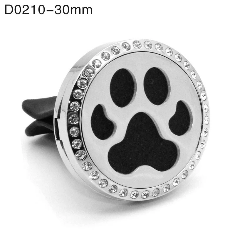 D0210-30MM Новинка, автомобильный освежитель воздуха, украшение, автомобильный Кондиционер, воздушный выход, духи, зажим с бриллиантами, складное Автомобильное устройство для ароматерапии - Название цвета: D0210-30MM