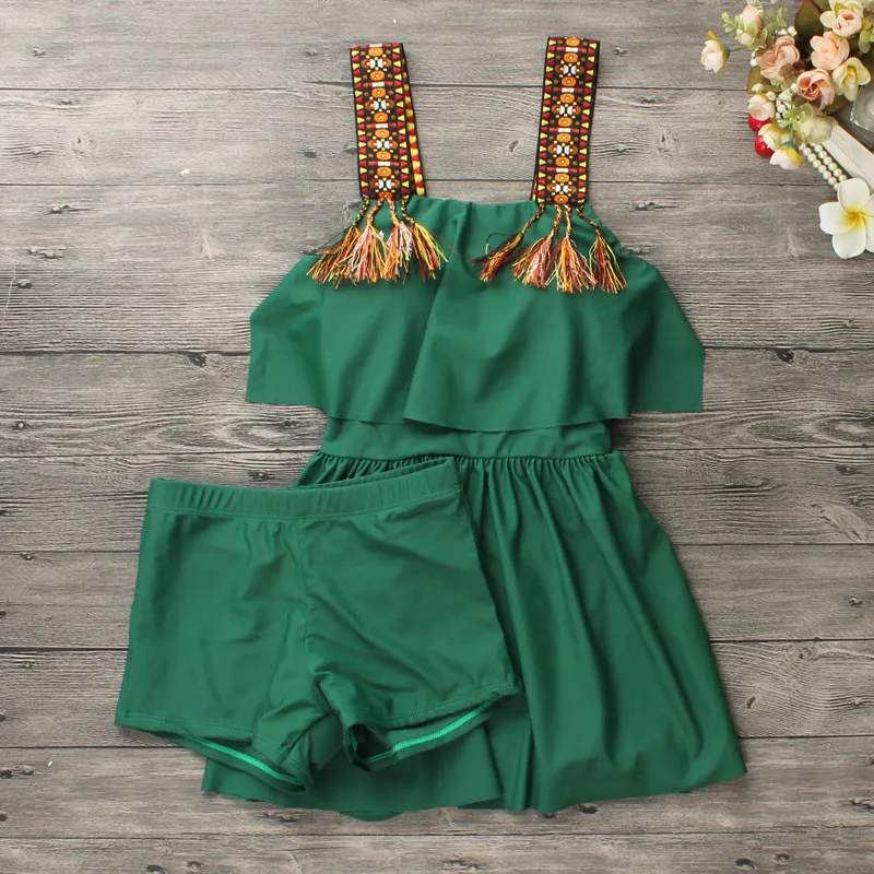 Новинка 2021 Женский однотонный комплект бикини из двух предметов купальник