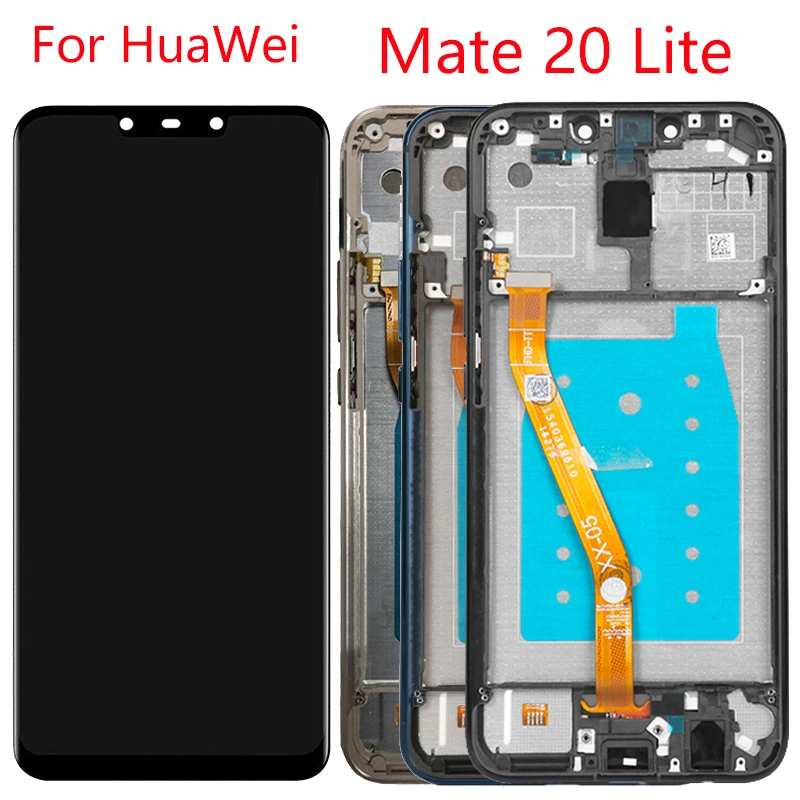 Оригинальный ЖК дисплей Mate 20 Lite для Huawei с рамкой сенсорный экран дигитайзером в
