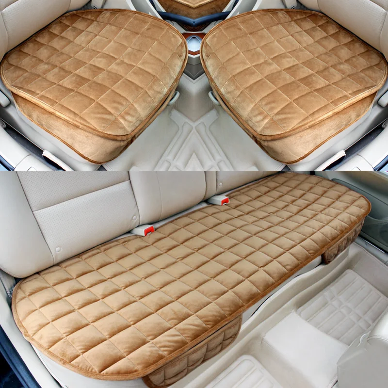 Comprare 3 Pz/set Accessori Per Interni Auto Inverno Caldo Di Cotone Copertura Di Sede Dell'automobile Universale Cuscino Protector Zerbino Per La Maggior Parte Delle Auto Granta Vesta