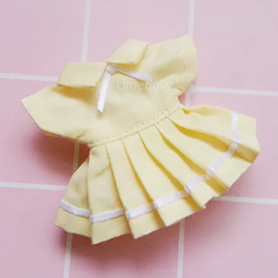 1 шт. 1/12 BJD кукла Униформа Платье для OB11, Obitsu 11 Кукла Одежда Аксессуары - Цвет: color 2
