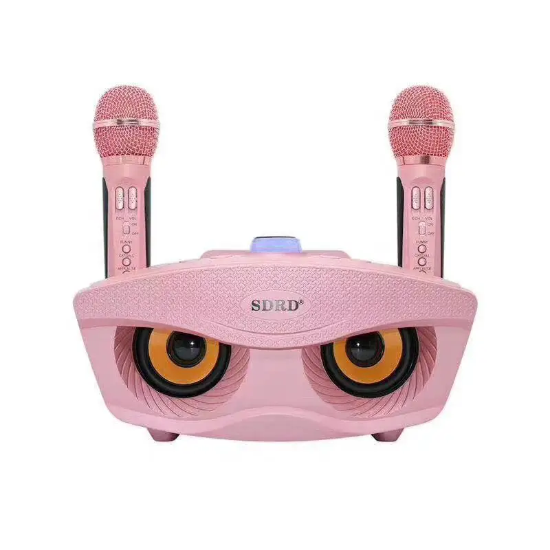 SD306 двойной беспроводной динамик Bluetooth c микрофоном мобильный для караоке стерео