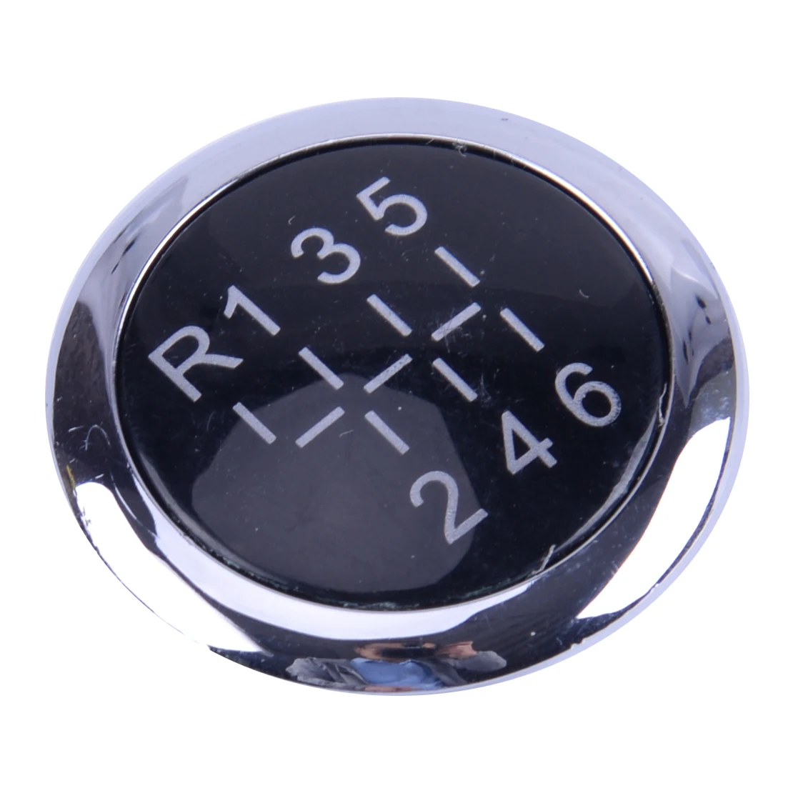6 speed DWCX черный, серебристый, 5, 6 скоростей, автомобильная ручка переключения передач, верхняя вставка, значок, подходит для VAUXHALL OPEL ASTRA H CORSA D 2004-2008 2009 2010 - Название цвета: 6 speed