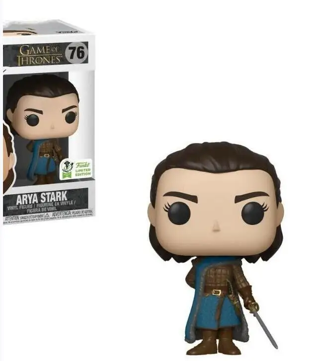 Поп новое поступление Игра престолов Ария Старк ПВХ экшн фигурки коллекционные