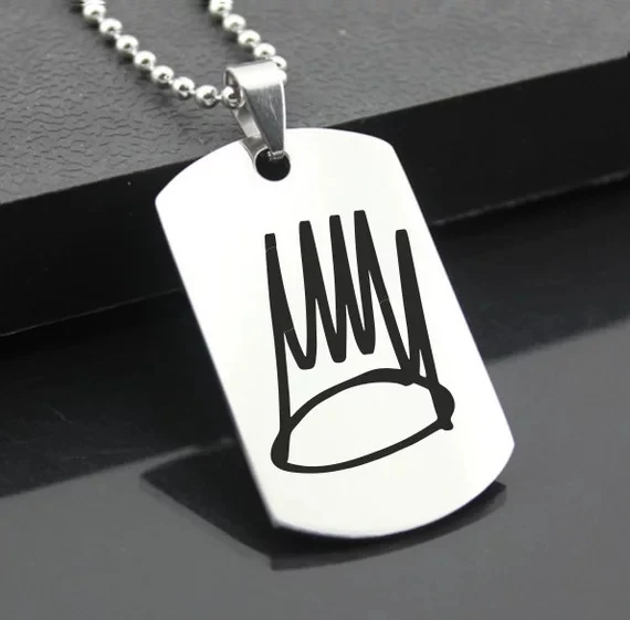 Новый J.Cole дримвиль записи Нержавеющая сталь Dog Tag военные рэп в стиле хип хоп