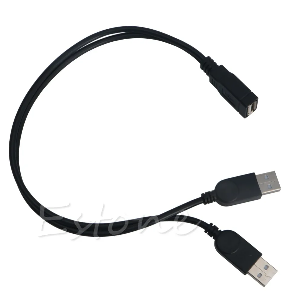26 см двойной USB 2 0 A штекер Женский Y кабель удлинитель адаптер питания |