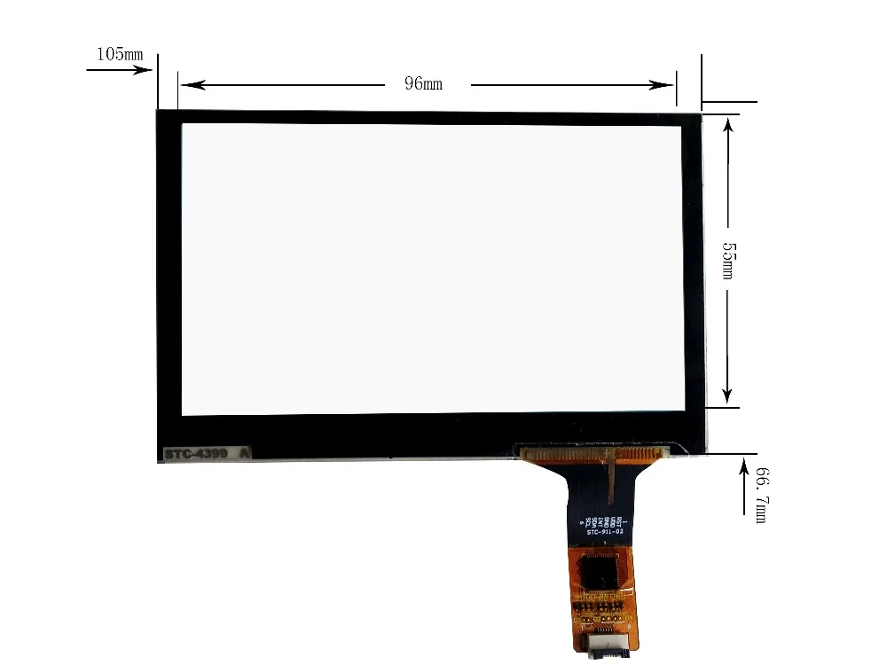 4 3 дюймов Capaivitve Touch для автомобиля DVD навигации Carpc DIY Univesal GT911 6pin Raspberry