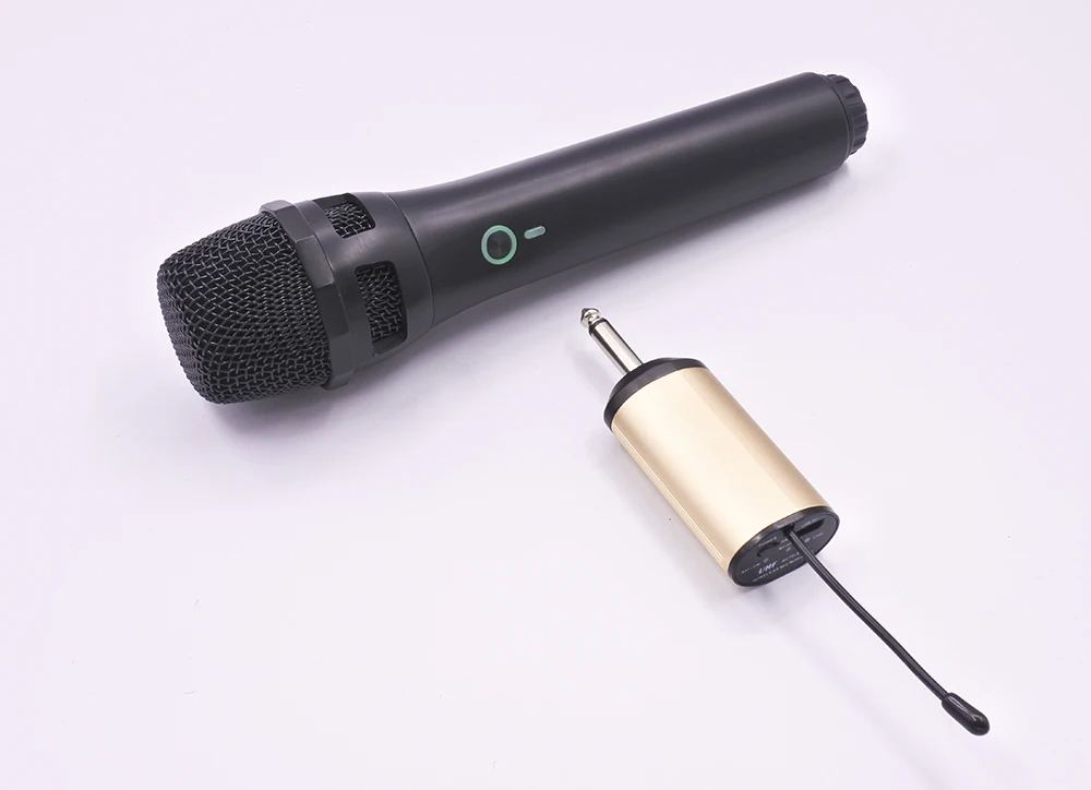 UHF band Мини приемник шоу Вечеринка караоке портативный беспроводной микрофон