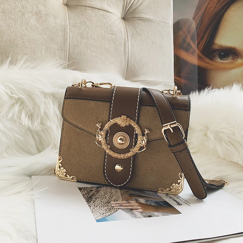 MOFFT 2018 Зима Новое поступление для женщин Crossbody курьерские Сумки железное кольцо