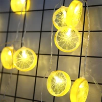 lemon lamp led string lights party bladder for home decor holiday festoon warm white battery operated indoor christmas garland