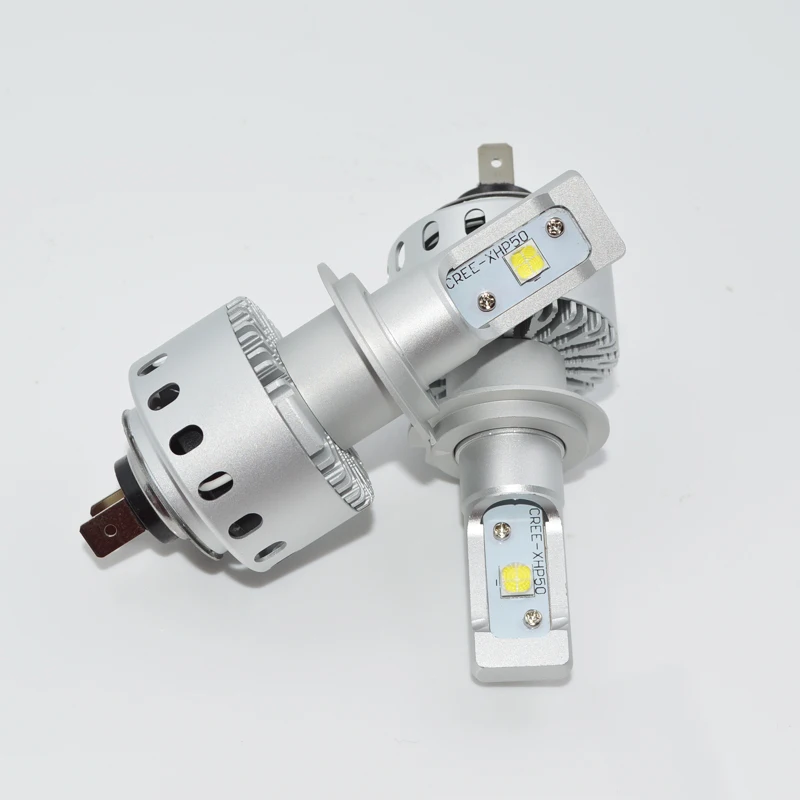 H7 Светодиодные Автомобильные фары высокой мощности 80 Вт белый 6000 К светодиодные