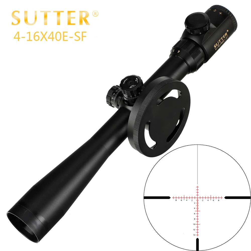 Оптический прицел SUTTER 4 16X40E SF стеклянный гравированный с красной и зеленой