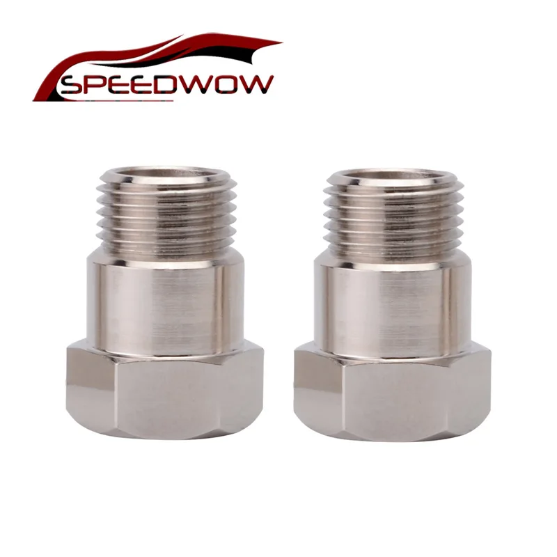 SPEEDWOW 2шт нержавеющая сталь 304 датчик кислорода Bung адаптер удлинитель M18 x1.5|Датчик