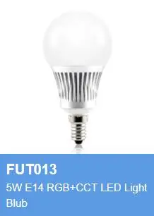 E27 E14 GU10 MR16 FUT103 104 105 011 012 013 014 пилу 017 018/019 4 Вт, 5 Вт, 6 Вт, 9 Вт, 12 Вт RGB+ CCT RGBW Светодиодная лампа двойной белый прожектор - Испускаемый цвет: FUT013 E14 5W