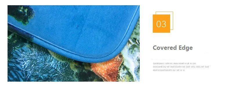 Zeegle Undersea World напечатанные коврики для ванной комнаты 3 шт. коврик для ванной комнаты нескользящий коврик для туалета Впитывающий Коврик для ванны коврик для ванной комнаты
