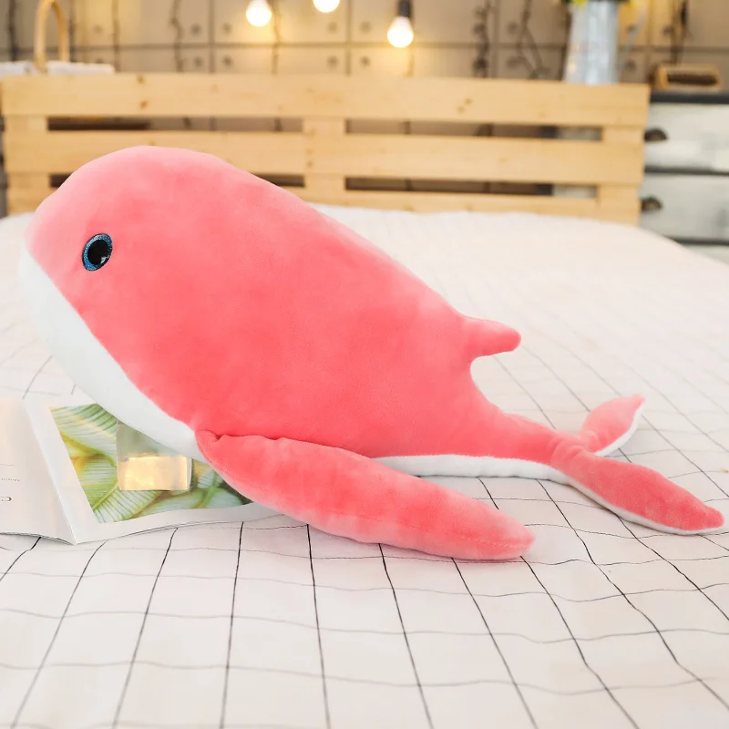 Гигантская Акула, плюшевый КИТ, мягкая рыба, океанские животные, Kawaii, куклы, игрушки для детей, детская мультяшная игрушка, подарок для ребенка