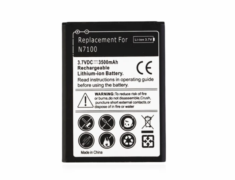 Сменный аккумулятор N7100 EB595675LU Note2 для Samsung Note 2 GT N719 N7108 NoteII высококачественный