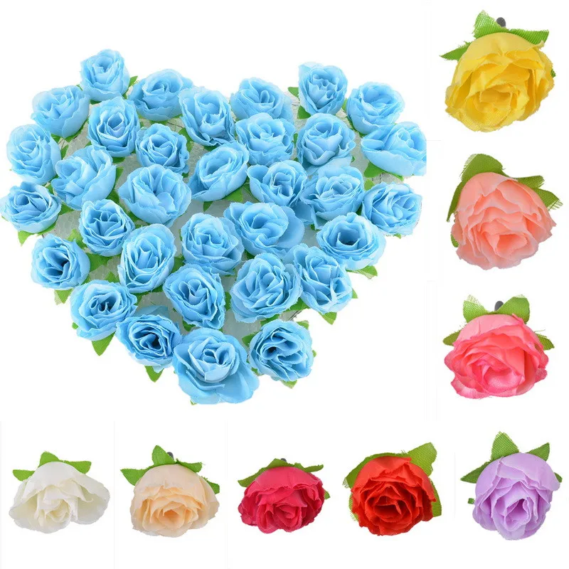 70 шт. декоративные цветы для украшения автомобиля|artificial rose flower|flowers forfake flowers |