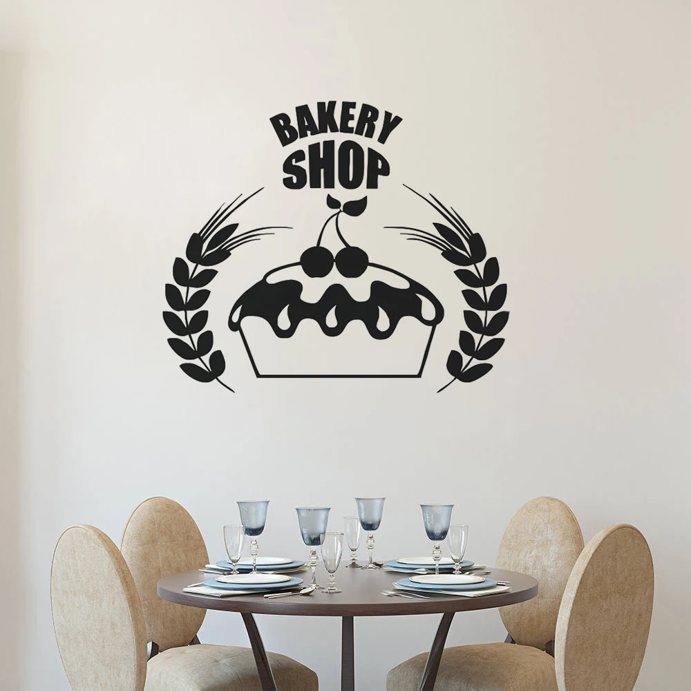 Кондитерской под заказ наклейка на стену с логотипом Bakeshop Декор Кухня кафе