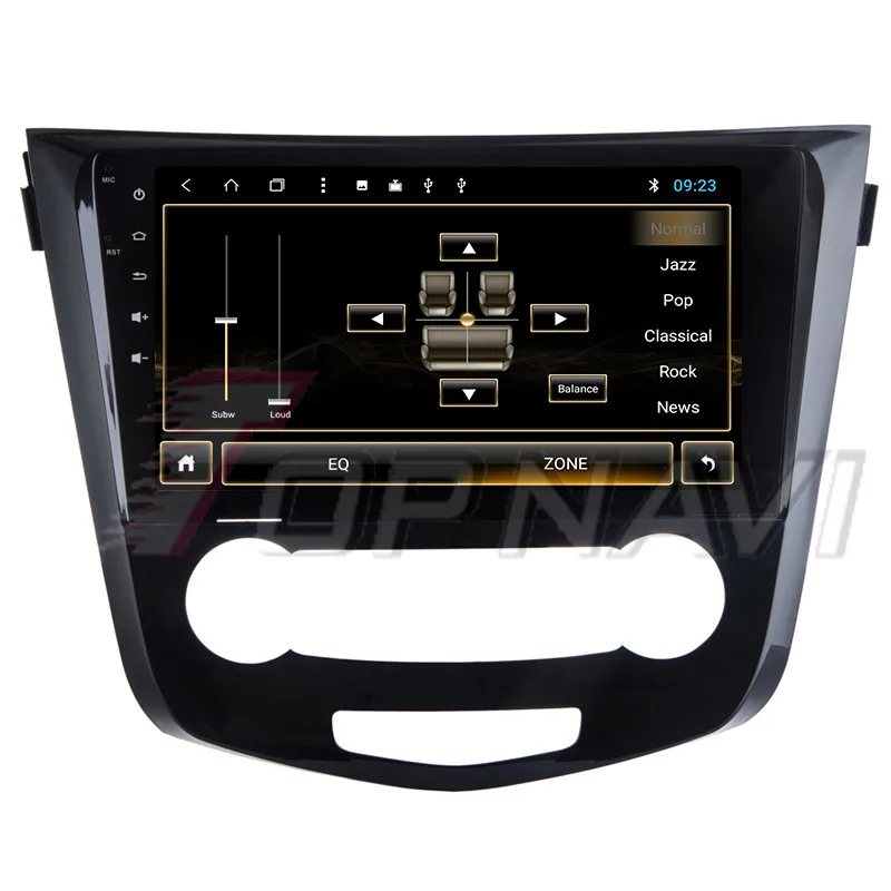 Auto Media for Nissan Qashqai 2016 10.1'' Android 8.1 Topnavi Car GPS Navigation with Optional OBDII DVR Reverse Camera Players |