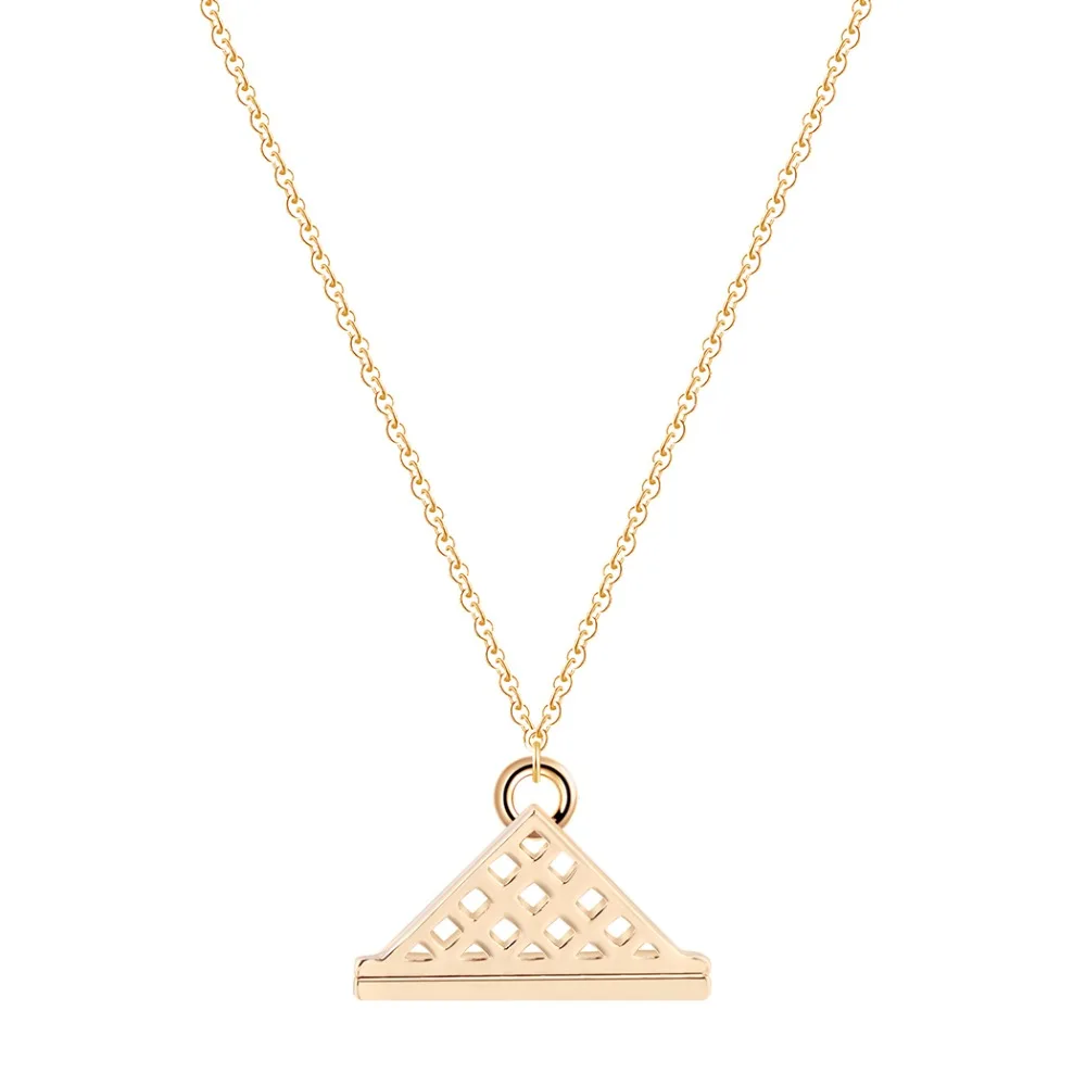 CHENGXUN World Landmark Icons Necklace Big Ben London Eye Pyramid of the Louvre Space Pendant Choker|Ожерелья с подвеской| |