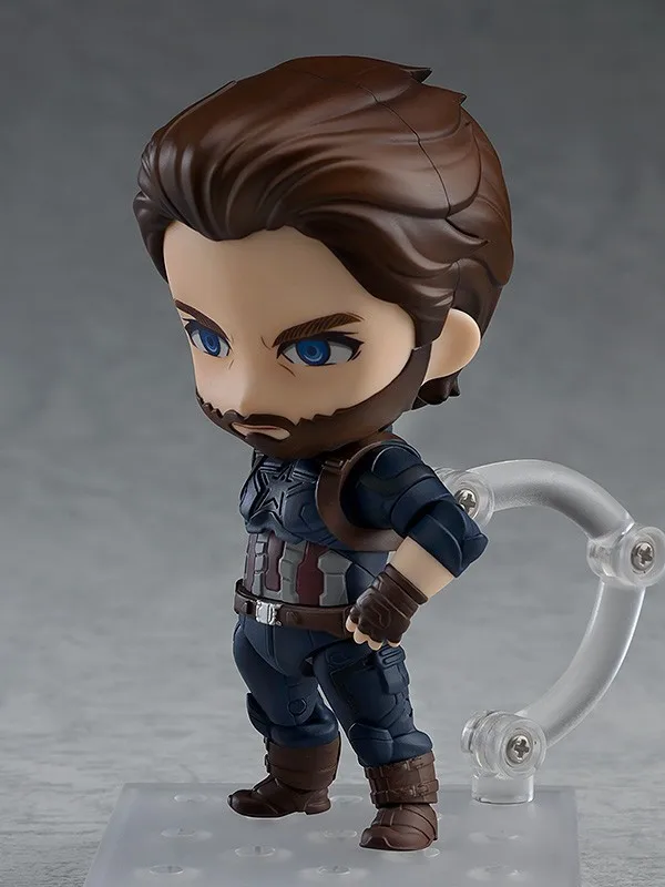 Marvel Мстители: война бесконечности Nendoroid 923 Капитан Америка милый кавайный супер герой 10 см фигурка игрушки