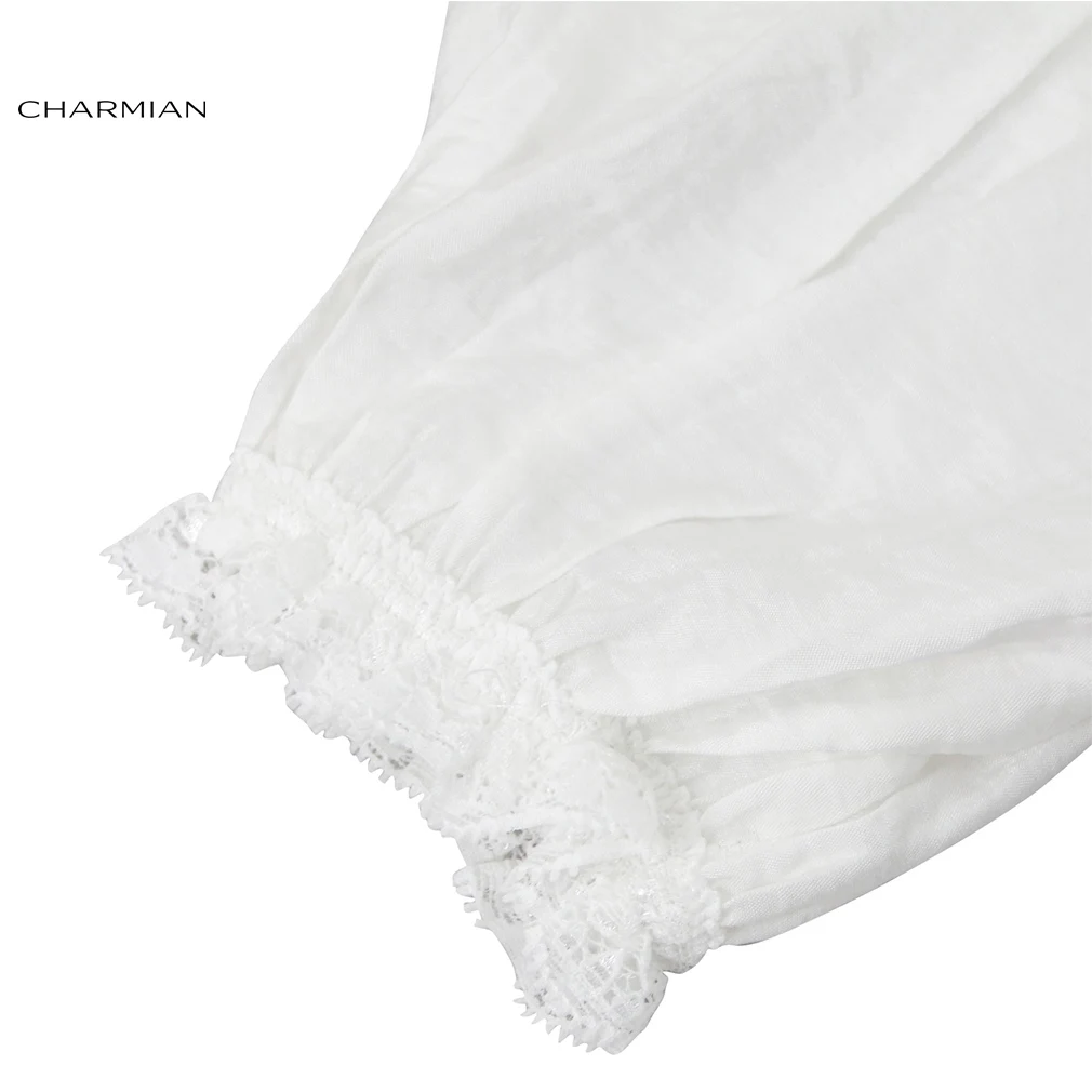 Женская Осенняя блузка с открытыми плечами Charmian винтажная Готическая в стиле