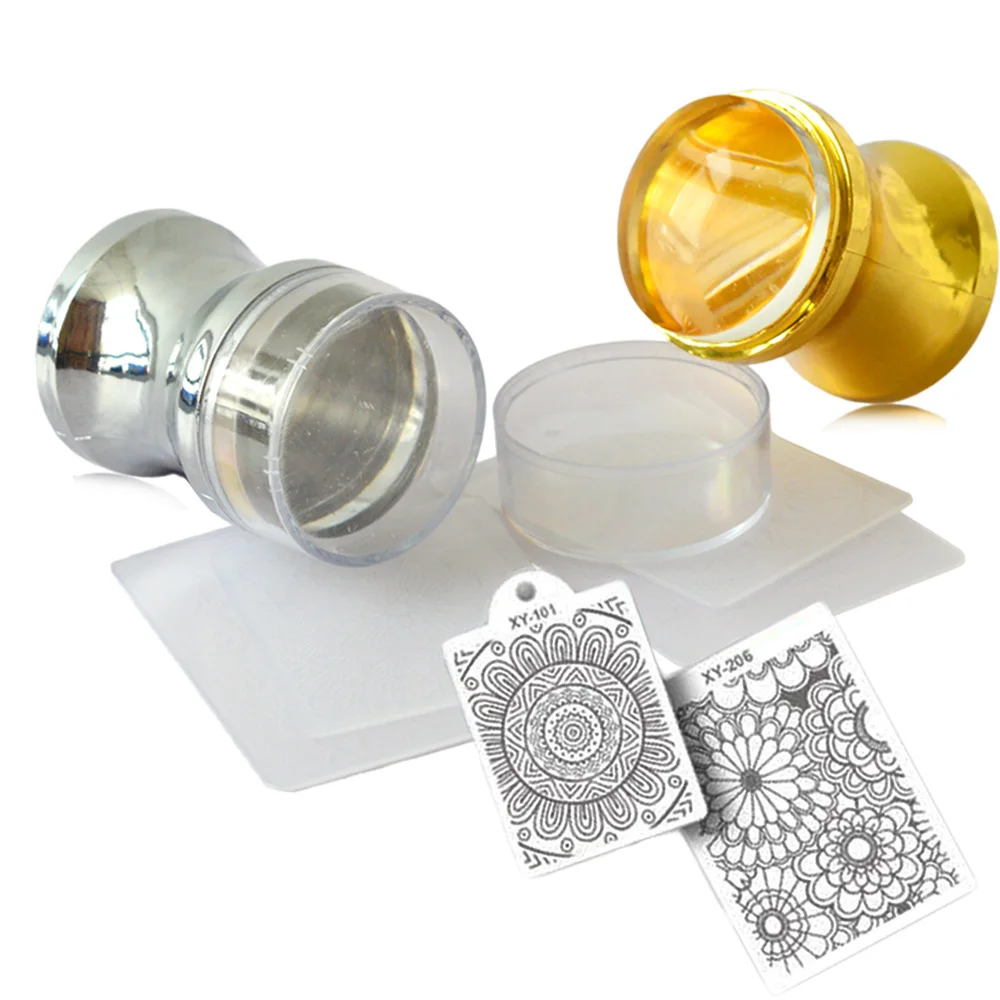 1 Набор прозрачный мягкий силиконовый штамп для ногтей крышка изображения цветов