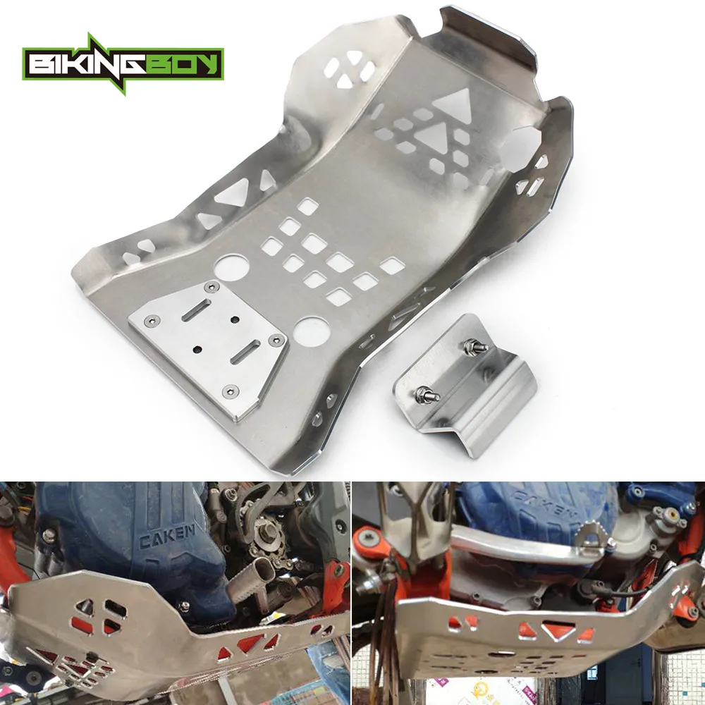 BIKINGBOY Enduro противоскользящая пластина для KTM XC EXC 250 300 17 18 HUSQVARNA TE 2017 2018 Dirt Pit Bike Guard Cover
