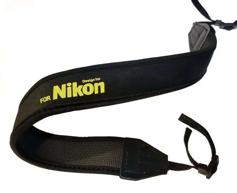 N-black-yellew Регулируемый Неопреновый плечевой ремень для камеры Canon Nikon sony DSLR SLR - Цвет: N-black-yellew