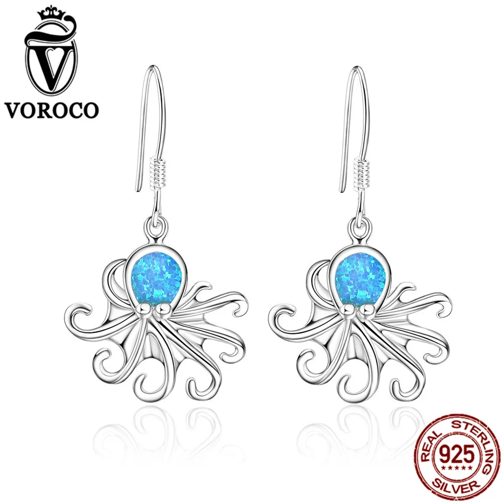 Женские серьги подвески из серебра 100% пробы с опалом|drop earrings|earrings forearrings for women |