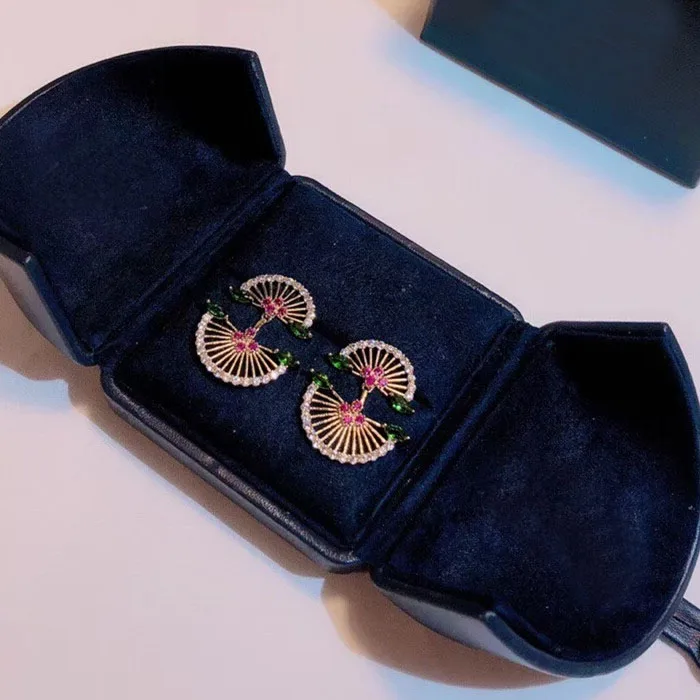 Дизайнерские Модные ювелирные изделия из меди 3A кубического циркония вечерние