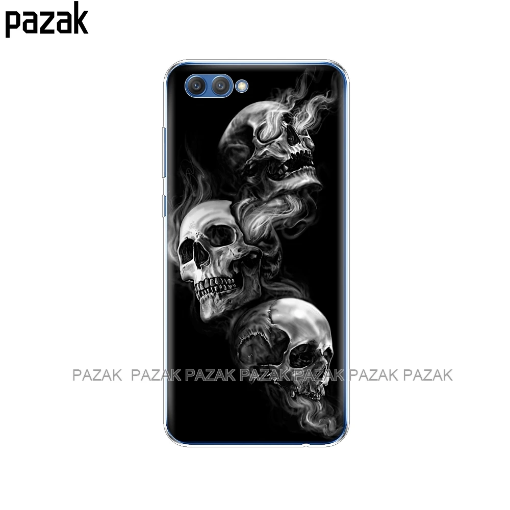 61371 Силиконовый чехол для huawei honor V10 VIEW 10, мягкая задняя крышка из ТПУ для huawei honor 10, защитный прозрачный чехол с принтом - Цвет: 61371