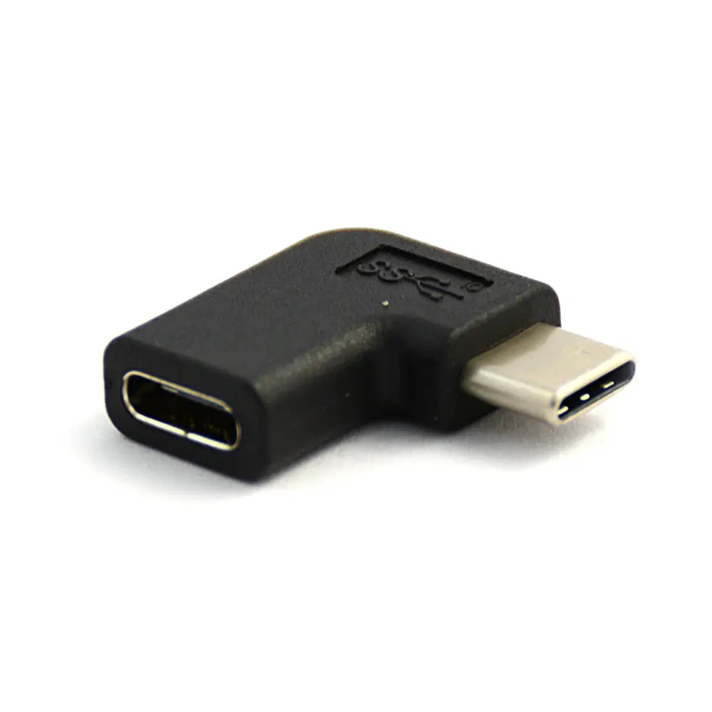 DANSPEED USB 3,1 Тип C Женский до 90 градусов угол Мужской адаптер конвертер Разъем USB-C адаптеры